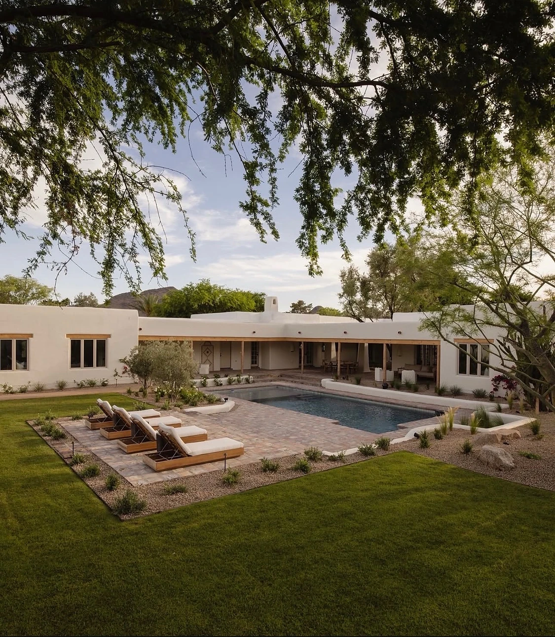 Pueblo Estate Pool & Grounds