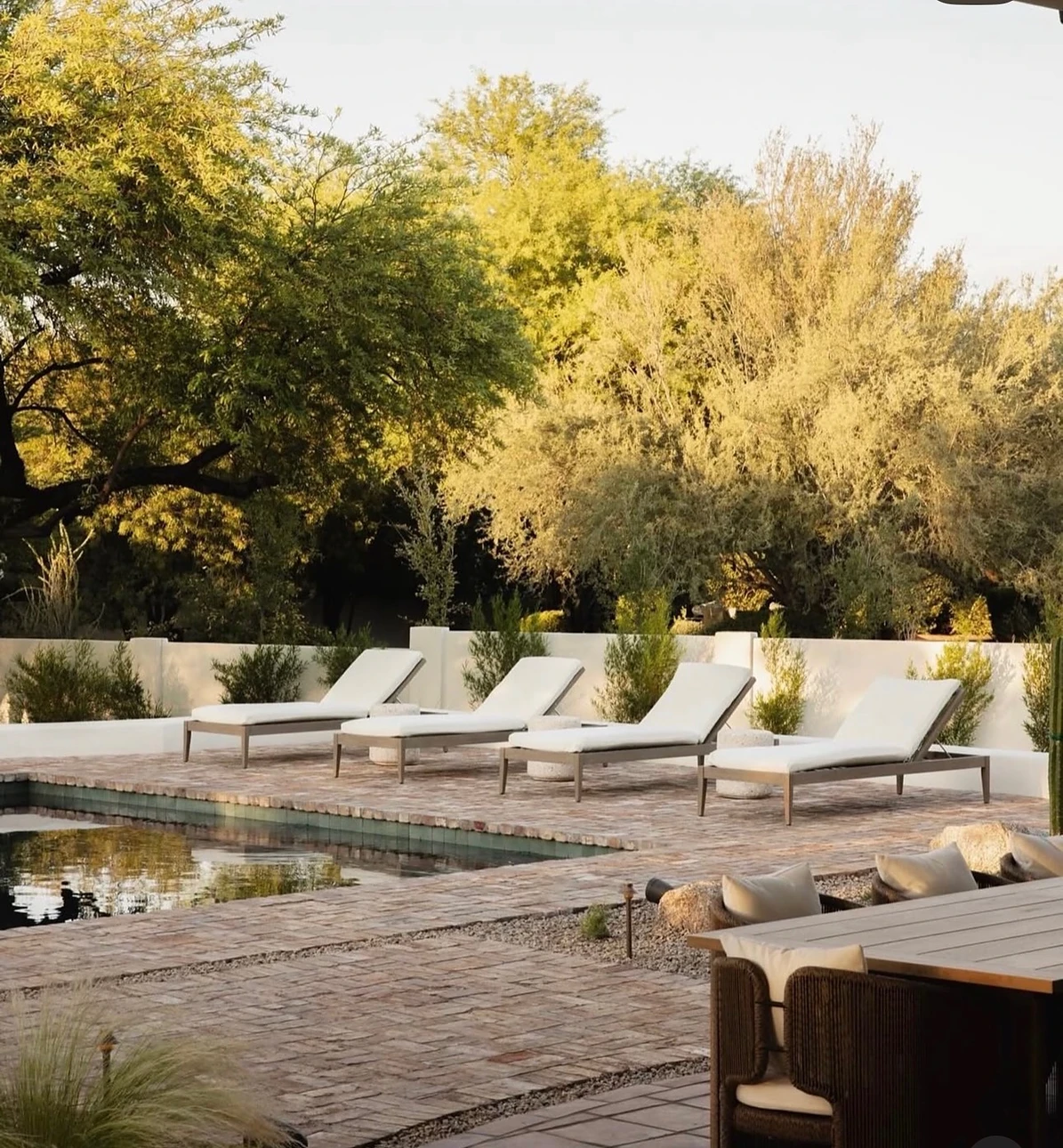 Golden-Hour Pool Deck & Lounge